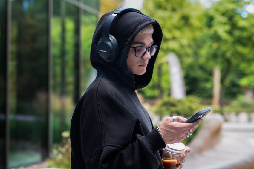 Canyon OnRiff 10 Black Wireless Over-Ear ANC Headphones