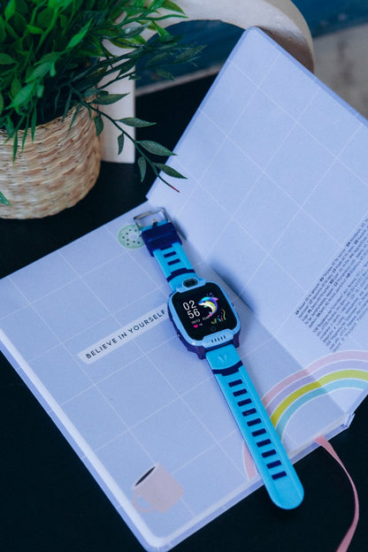 Smartwatch for kids 4G GPS with camera SOS Canyon Jondy KW-44 blue