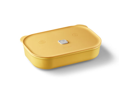 Ceramic Food Container 1l Buydeem CT3008 Pastel Yellow
