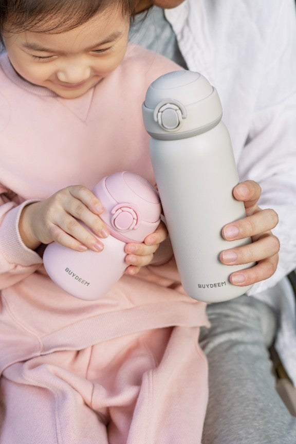 Buydeem TAN200 Pink Pastel 200 ml Kids Thermal Bottle