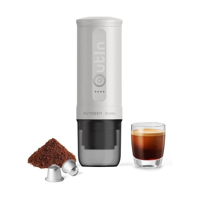 OutIn Nano x Buydeem Portable Coffee Maker Pearl White