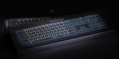 CLEVETURA CLVX 1 RGB Touch-Tastatur Windows/MacBook iMac Schwarz