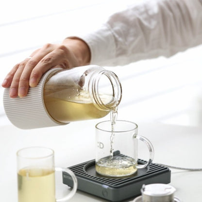Buydeem DG42 300 ml White Glass Bottle with Infuser