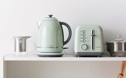 Wasserkocher Buydeem K640 1,7l 2400W Retro Pastellgrün