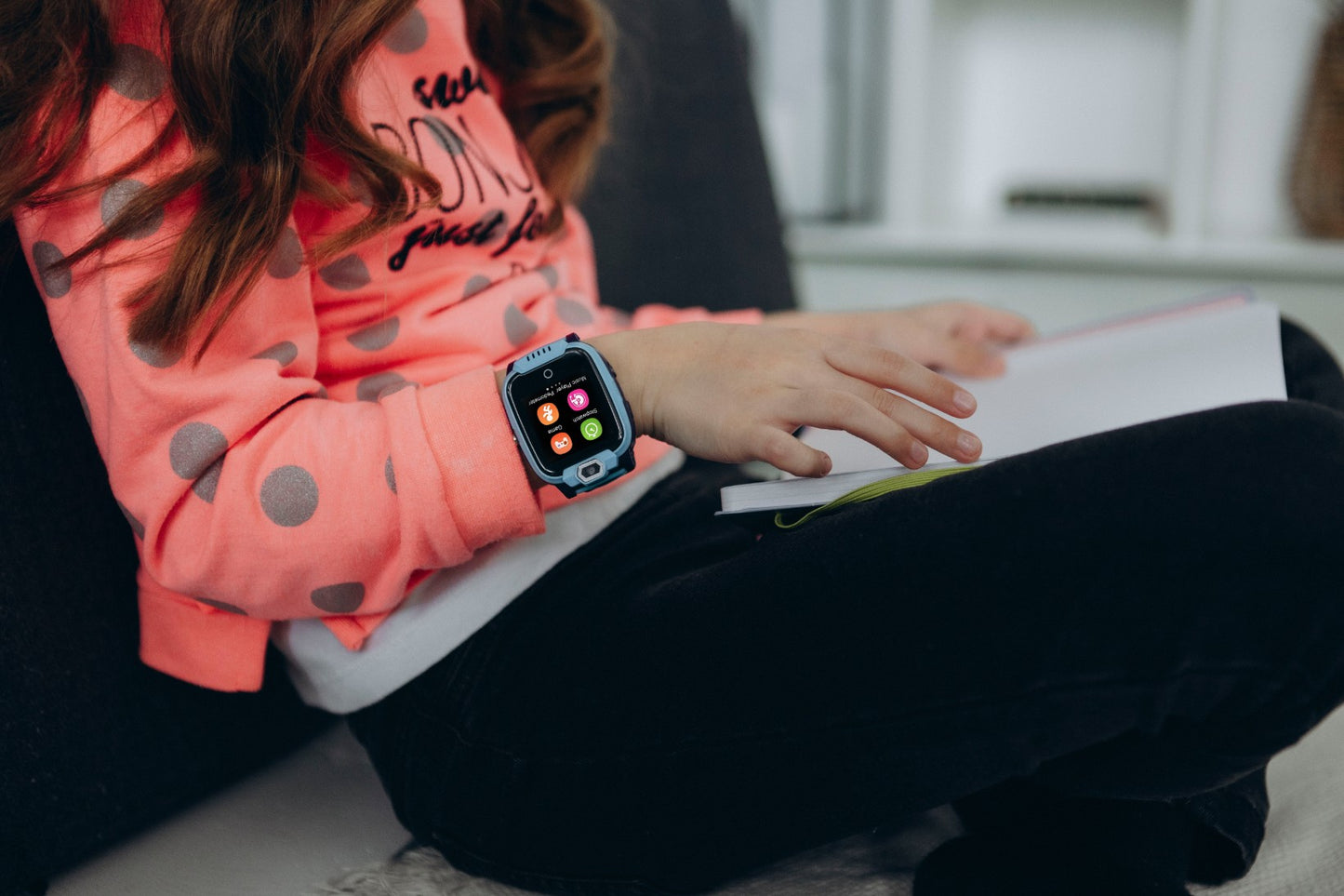 Smartwatch for kids 4G GPS with camera SOS Canyon Jondy KW-44 blue