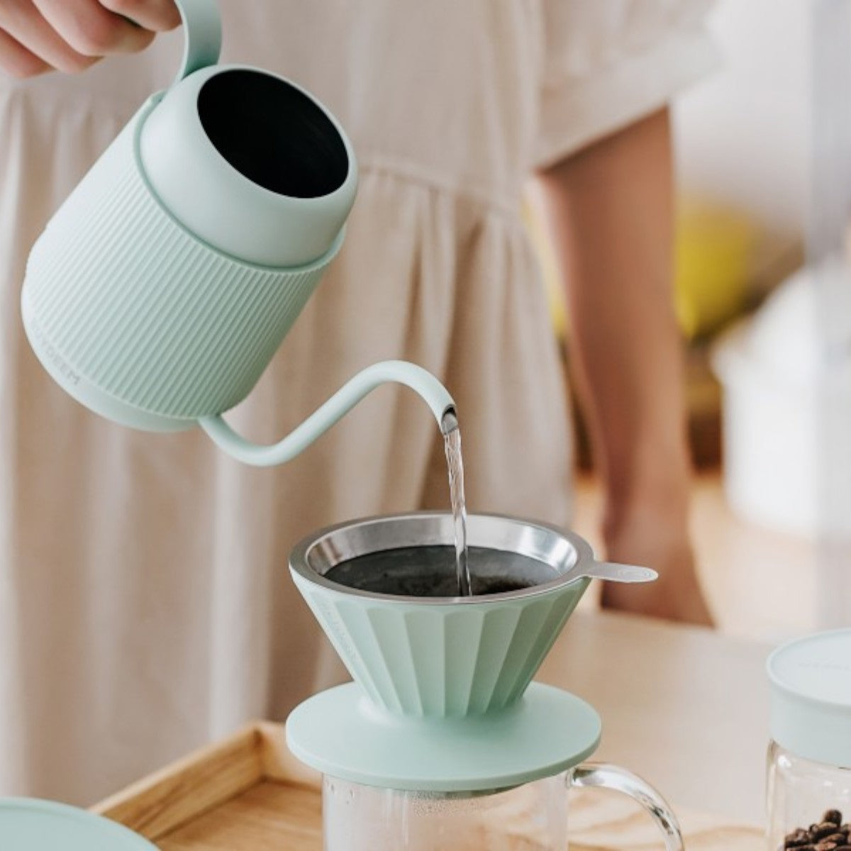 Buydeem Gooseneck Kettle CD2006 350 ml Pastel Green