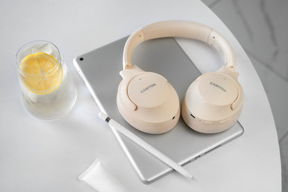 Kabellose Over-Ear-Kopfhörer ANC Canyon OnRiff 10 Beige