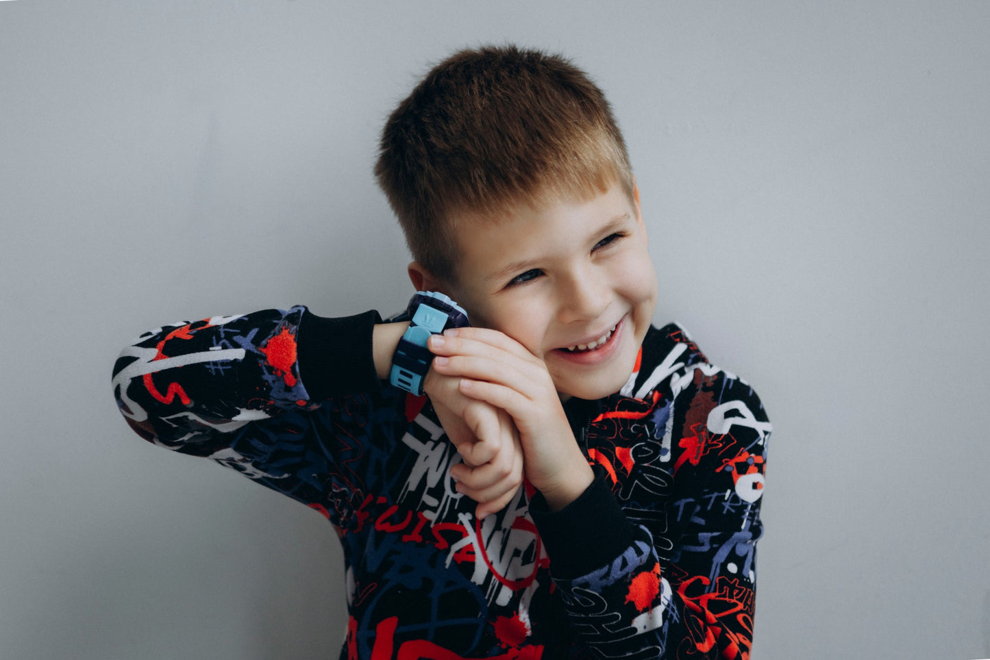 Smartwatch for kids 4G GPS with camera SOS Canyon Jondy KW-44 blue