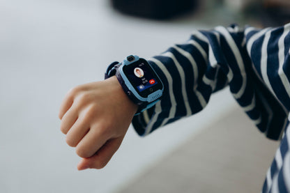 Smartwatch for kids 4G GPS with camera SOS Canyon Jondy KW-44 blue