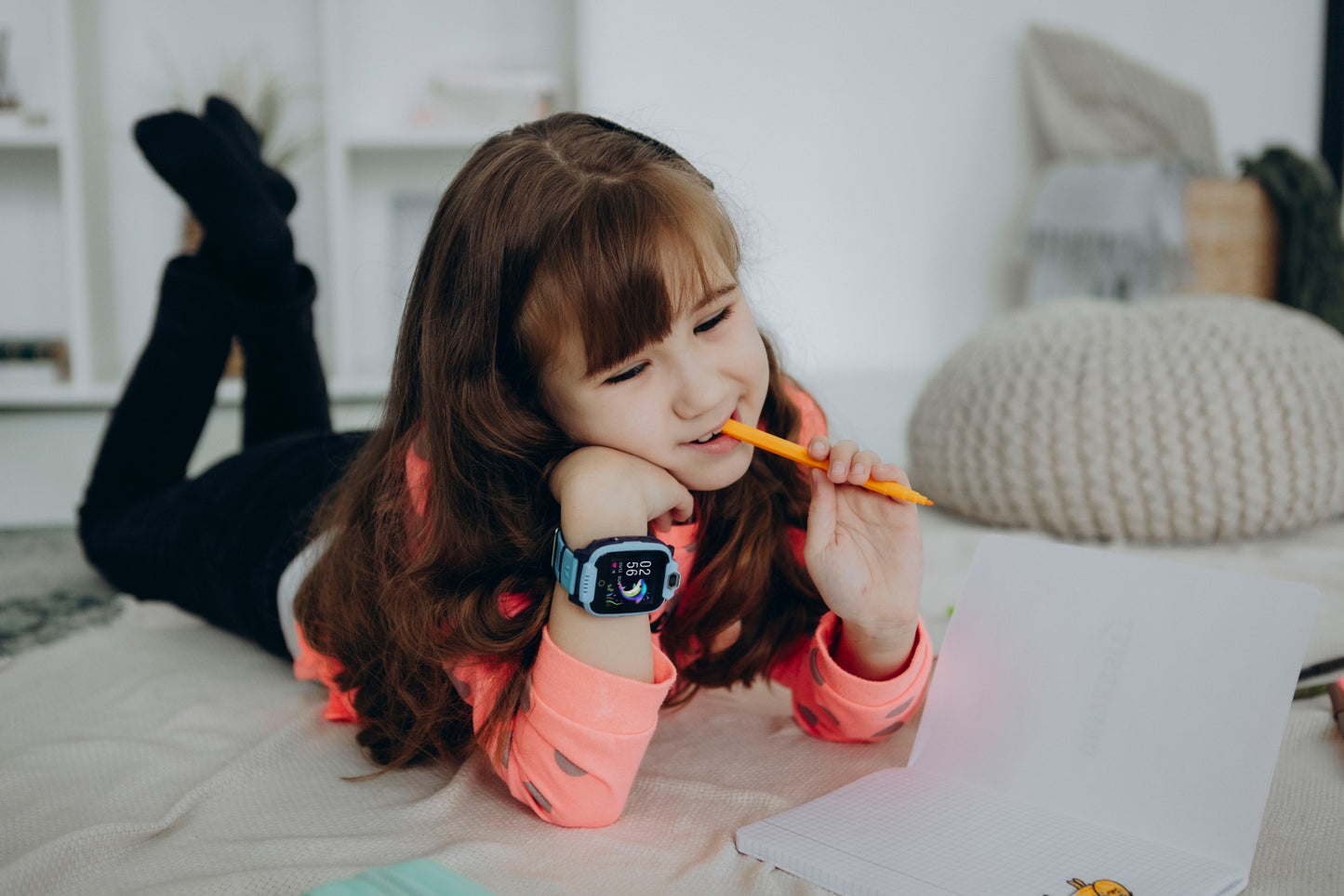 Smartwatch for kids 4G GPS with camera SOS Canyon Jondy KW-44 blue
