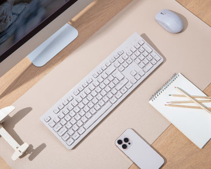 Leise 2,4GHz kabellose Tastatur für die Arbeit Canyon HKB-W01 beige