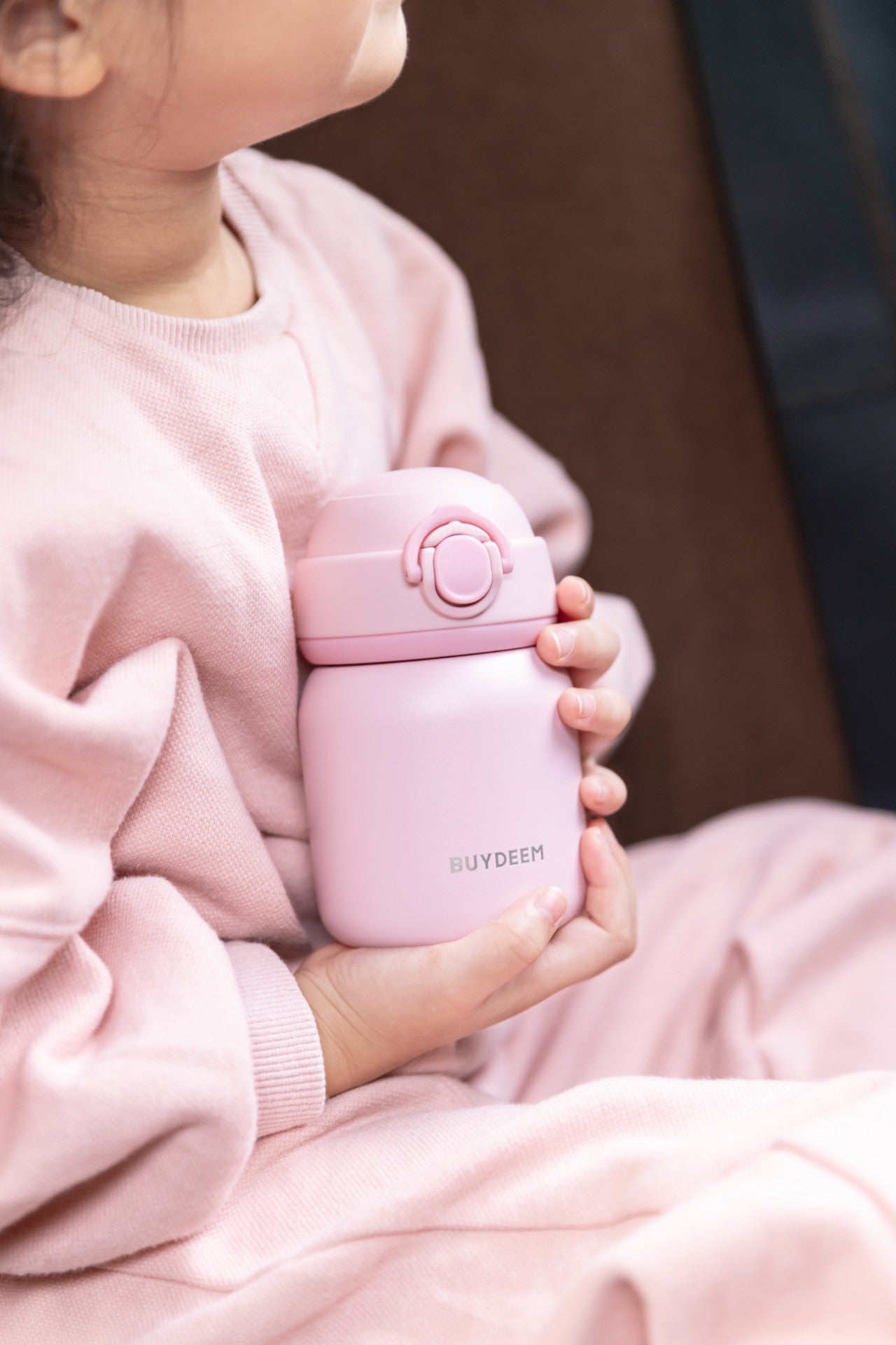 Buydeem TAN200 Pink Pastel 200 ml Kids Thermal Bottle