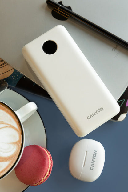 Power bank 20000 mAh PD 20W QC 3.0 LED Canyon PB 2002 black