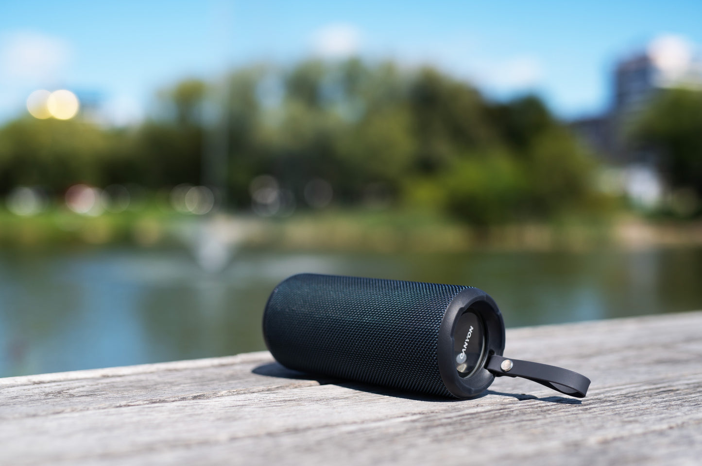Głośnik Bluetooth przenośny 40 W EQ TWS z AUX Canyon OnMove 15 niebieski
