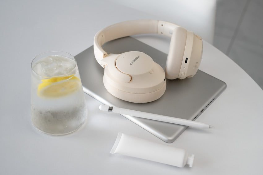 Kabellose Over-Ear-Kopfhörer ANC Canyon OnRiff 10 Beige