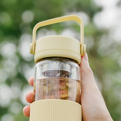 Buydeem DG42 Yellow 300ml Glass Tea Infuser Bottle