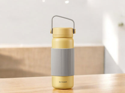 Buydeem CD1011 Thermos with Infuser 400 ml Pastel Yellow