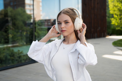 Kabellose Over-Ear-Kopfhörer ANC Canyon OnRiff 10 Beige