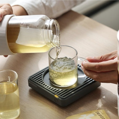 Buydeem DG42 300 ml White Glass Bottle with Infuser