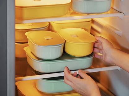 Lebensmittelbehälter aus Keramik 500 ml Buydeem CT3007 Pastellgelb