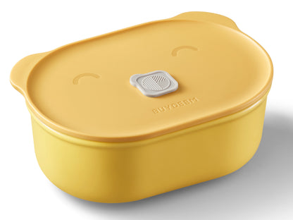 Lebensmittelbehälter aus Keramik 500 ml Buydeem CT3007 Pastellgelb