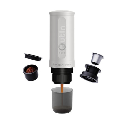 OutIn Nano x Buydeem Portable Coffee Maker Pearl White