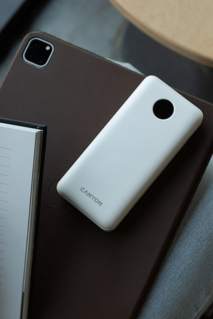 Power bank 20000 mAh PD 20W QC 3.0 LED Canyon PB 2002 black