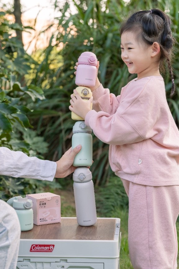 Buydeem TAN200 Pink Pastel 200 ml Kids Thermal Bottle