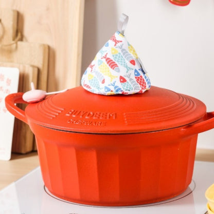 Gusseisen-Kochtopf Buydeem CP521 emailliert 2,9l Küchenartikel Pastellrot