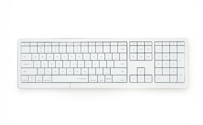 CLEVETURA CLVX 1 RGB Touch-Tastatur MacOS Windows Linux Weiß