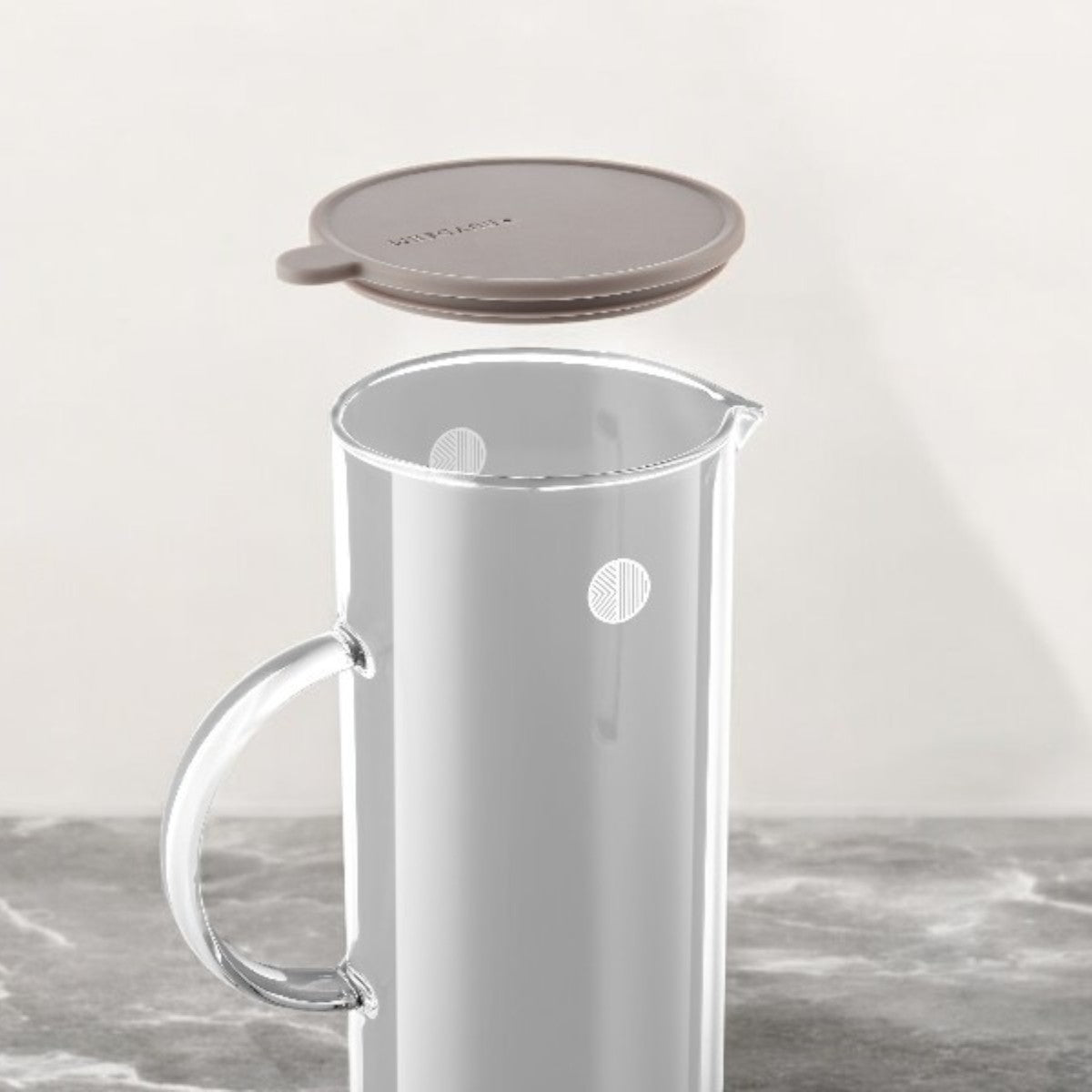Buydeem Glaskrug CD2003 mit Silikondeckel 1200 ml
