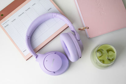 Canyon OnRiff 10 kabellose ANC-Over-Ear-Kopfhörer lila