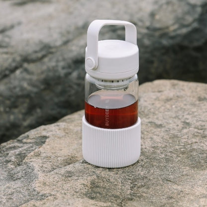Buydeem DG42 300 ml White Glass Bottle with Infuser